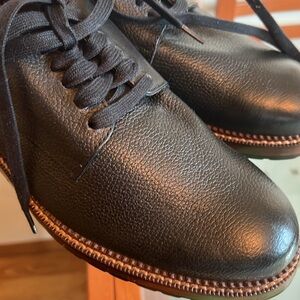 New Dr. Scholl's Men's 9 dark blue Leather dress shoes